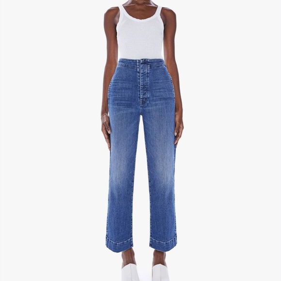 MOTHER Denim - Mother Cinch Greaser Ankle Jeans in Dark & Stormy Night